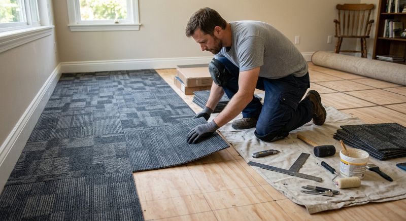 Textured Carpet Installation in Toms River, NJ